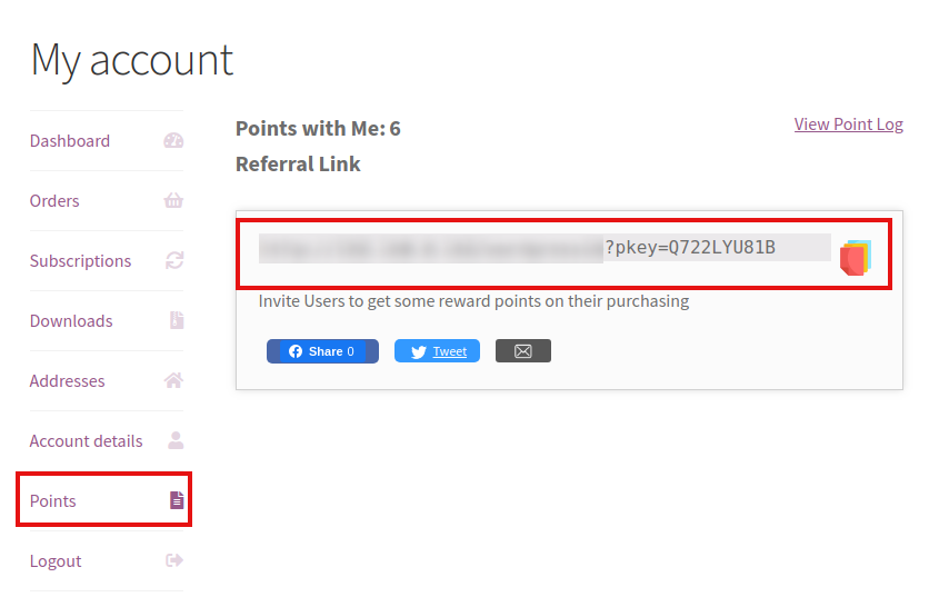 points and rewards for woocommerce 