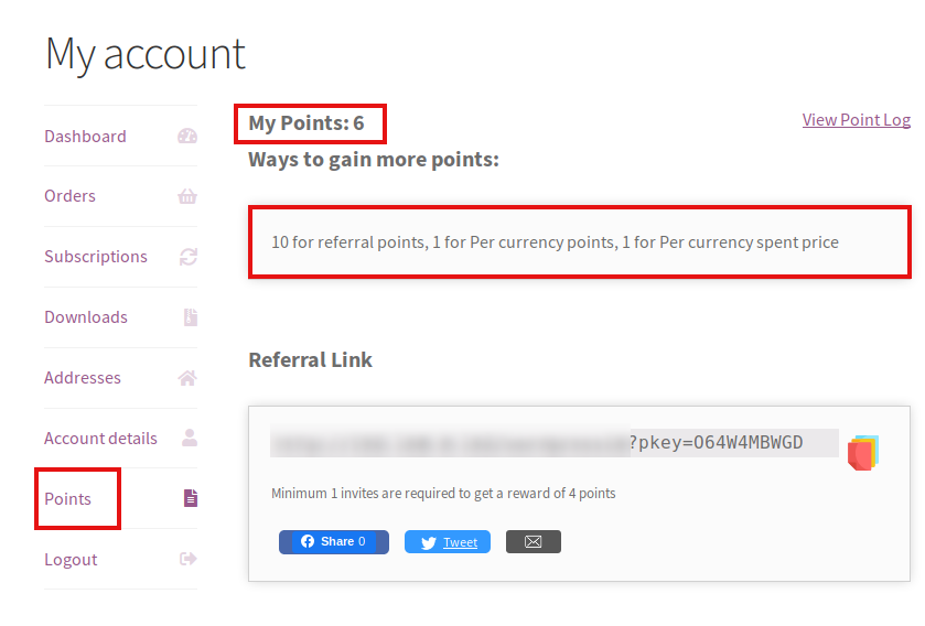 points and rewards for woocommerce