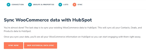 Sync your Historical WooCommerce data over HubSpot