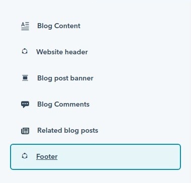 blog settings