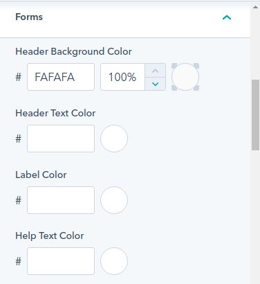  Forms Option, : hubspot theme