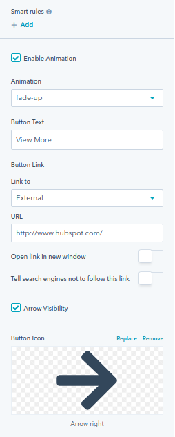 Customizable Button module : hubspot theme