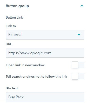 Button group : Hubspot Theme