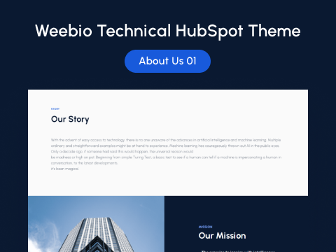 About Us 01 : hubspot theme