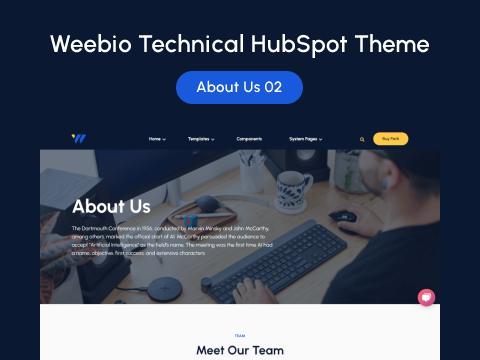 About Us 02 : hubspot theme