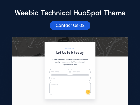 Contact Us 02 : HubSpot theme