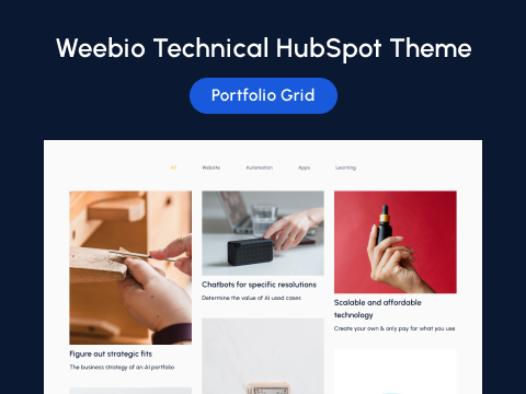 Portfolio Grid Layout Page 