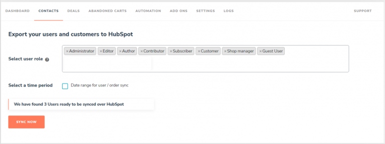 HubSpot Integration For WooCommerce | MakeWebBetter