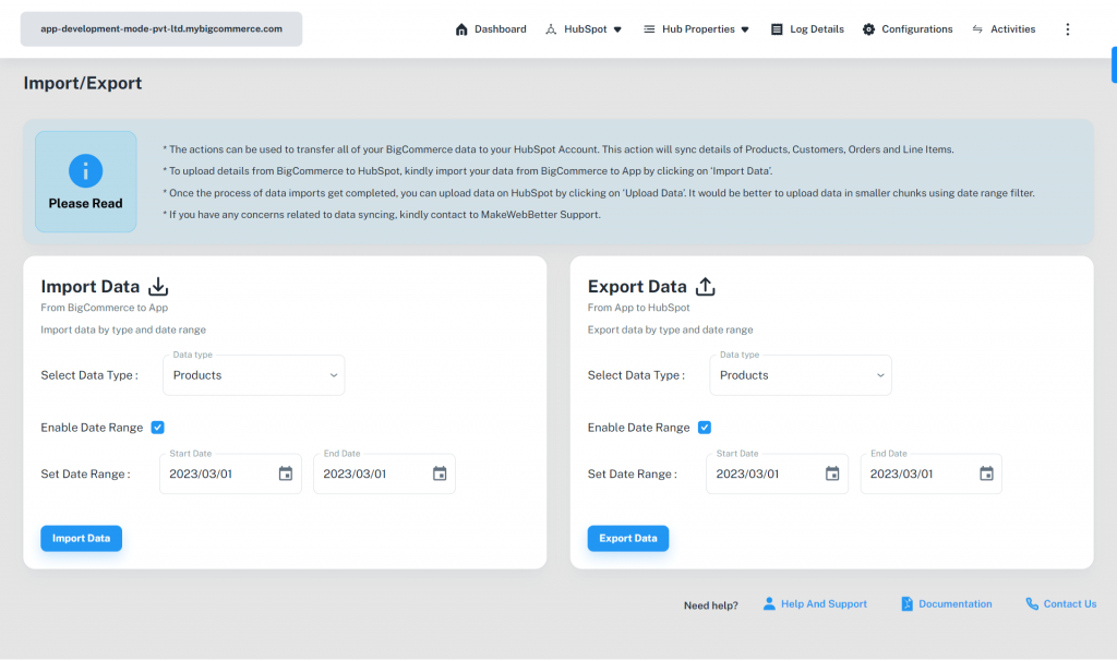 HubSpot BigCommerce Integration Setup Guide | MakeWebBetter
