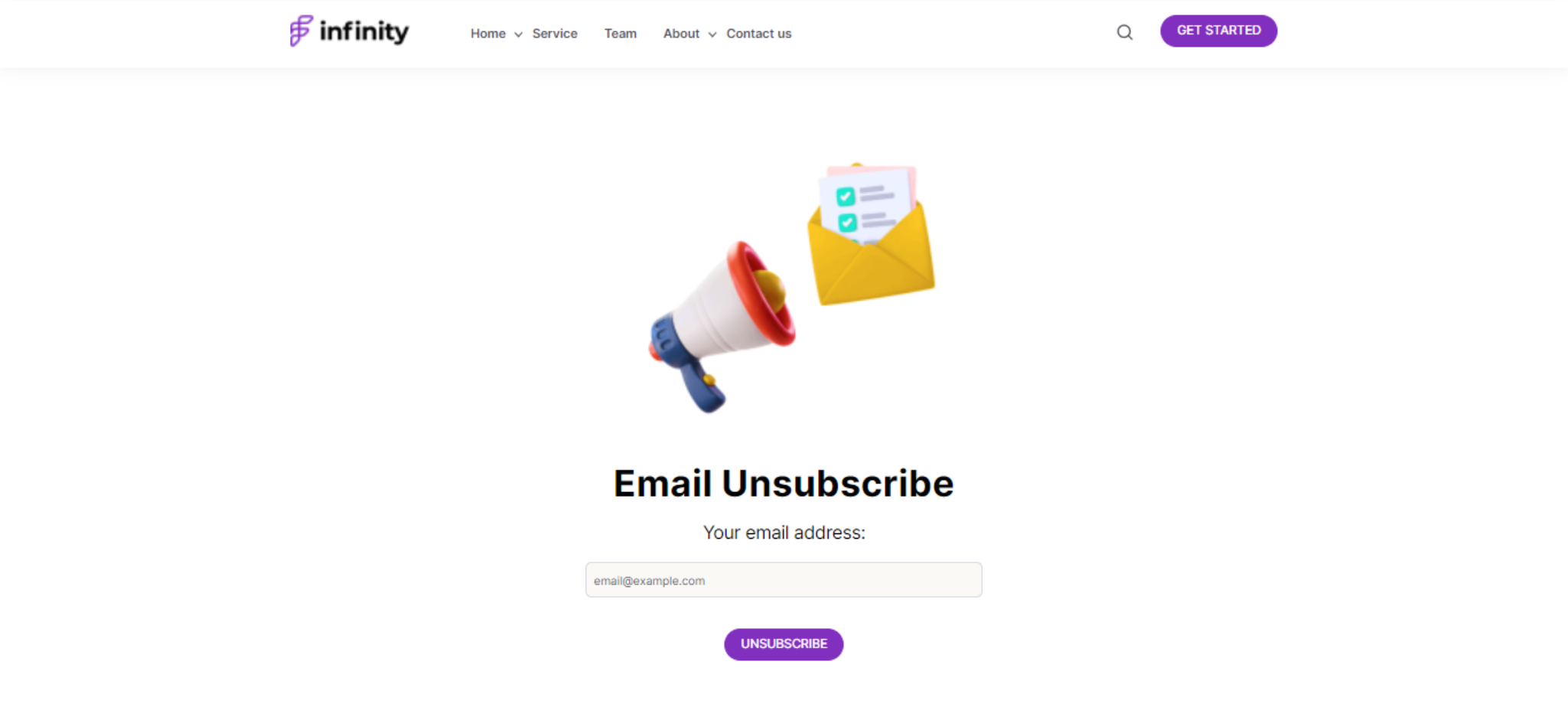 email unsubscribe