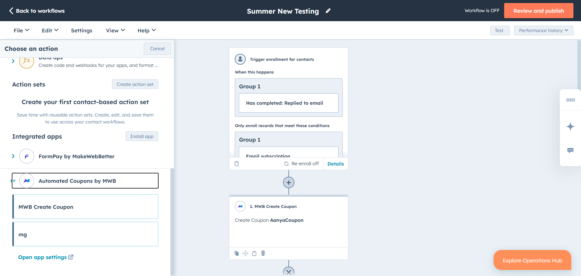 hubspot workflow