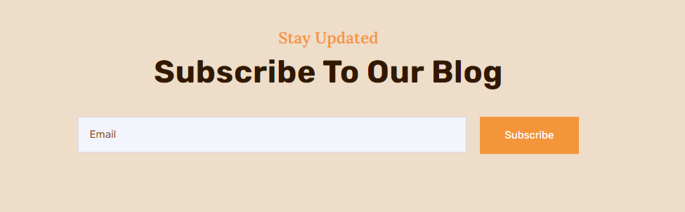 HubSpot Theme: Blog subscribe