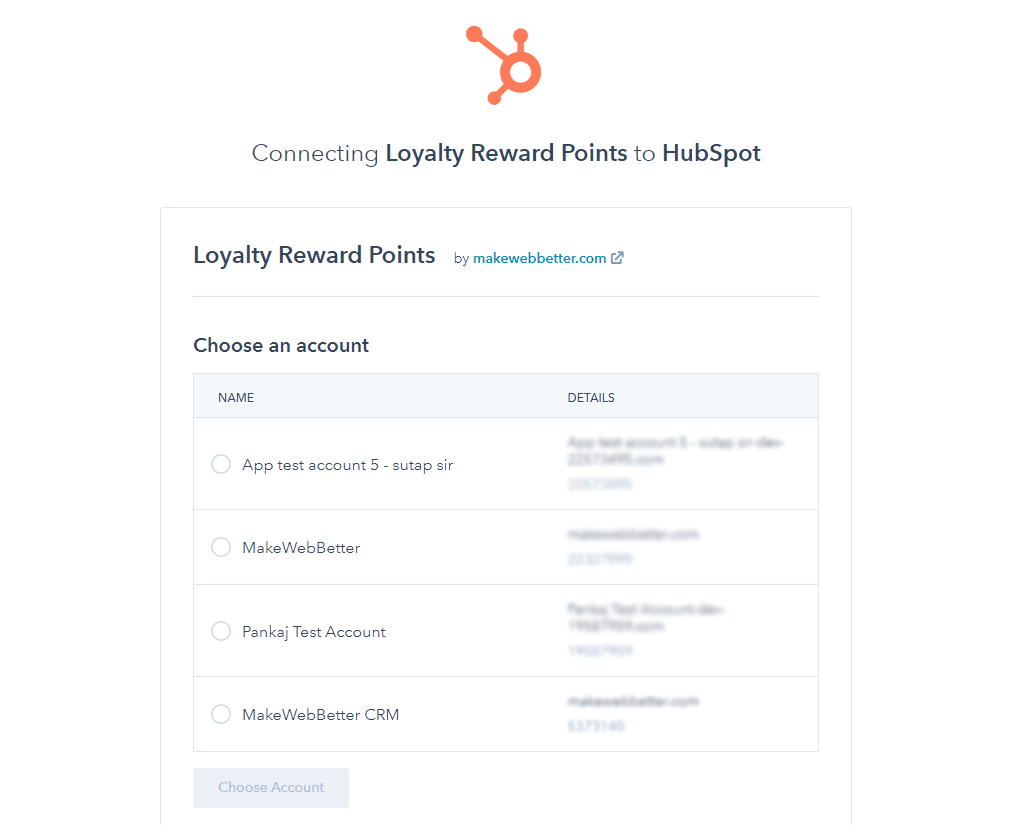 HubSpot Loyalty Reward Points : Settings