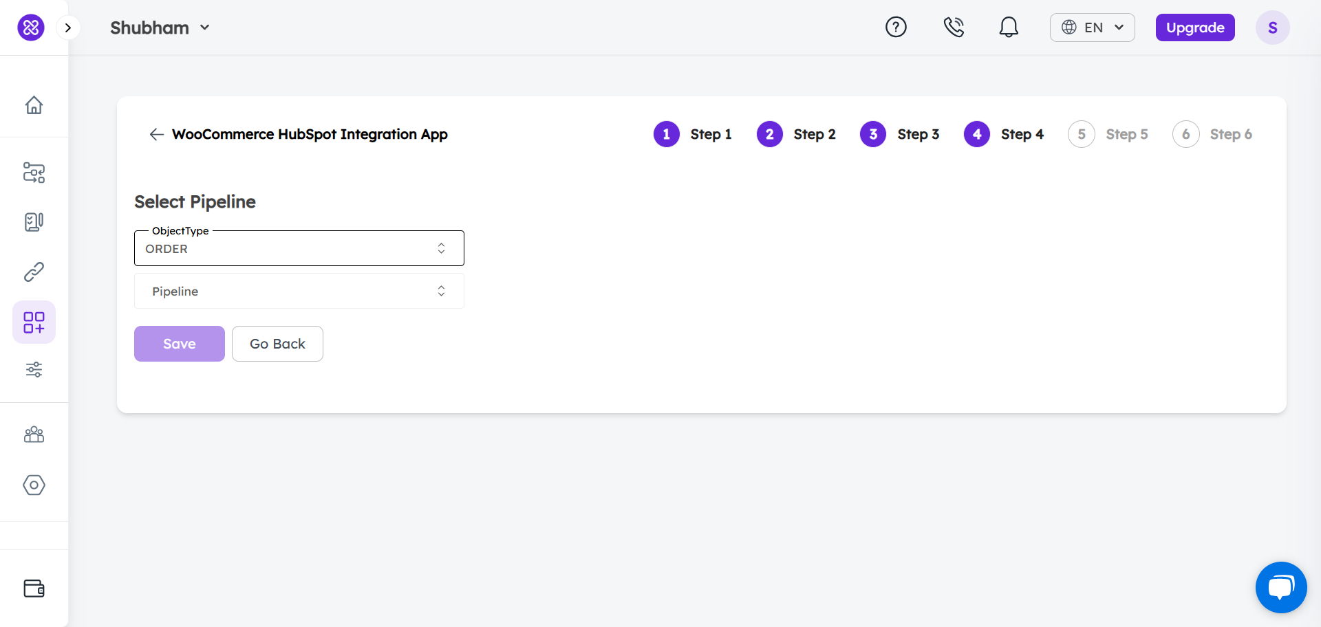 woocommerce hubspot integration step 4