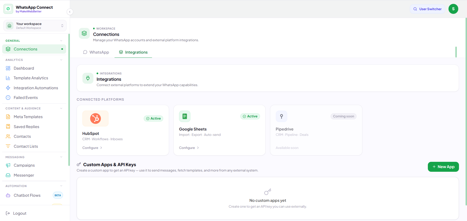 HubSpot WhatsApp integration