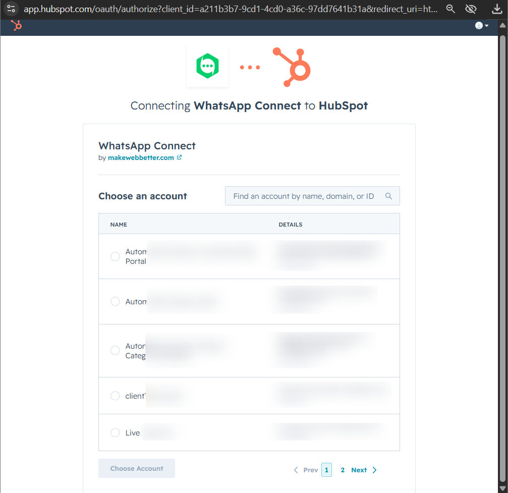 connect hubspot whatsapp
